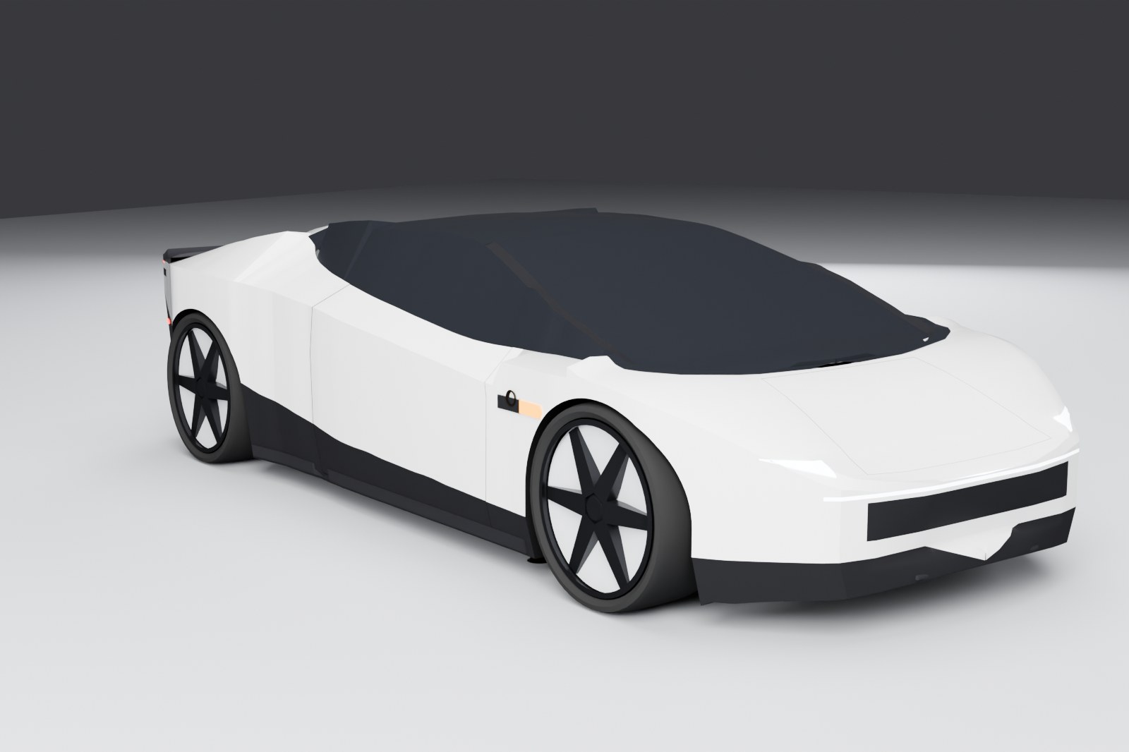 Roadster X, front three-quarter view